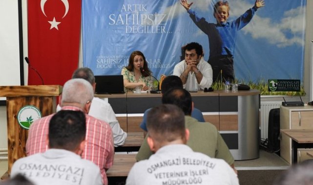Bursa Osmangazi'de personele 'Hayvanları Koruma Kanunu' eğitimi