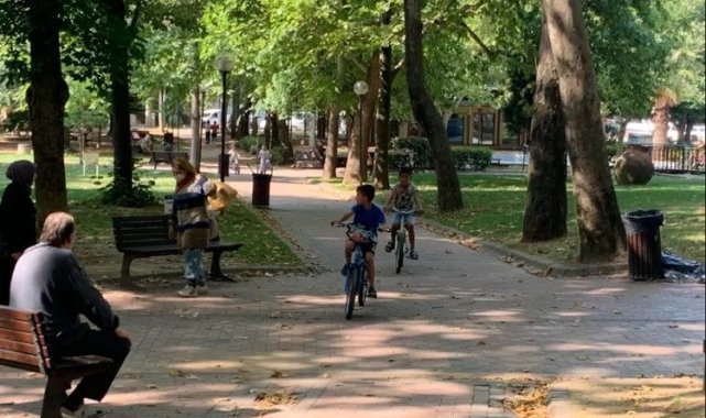 Bursa'da Pınarbaşı Parkı vatandaşların uğrak noktası oluyor