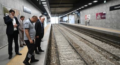 Bursa'da seferlerin normale döndüğü Odunluk İstasyonu'na ziyaret