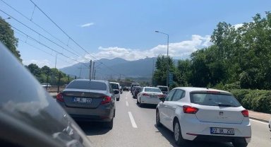 Bursa'da yoğun trafik