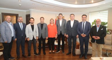 CHP Genel Başkan Yardımcısı Ensar Aytekin Başkan Hürriyet'i ziyaret etti