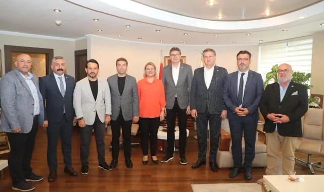 CHP Genel Başkan Yardımcısı Ensar Aytekin Başkan Hürriyet'i ziyaret etti