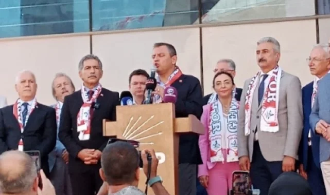 CHP Genel Başkanı Özgür Özel'in son durağı Gemlik