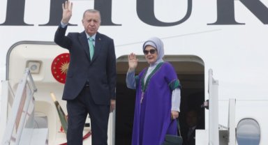 Cumhurbaşkanı Erdoğan Kazakistan'dan ayrıldı