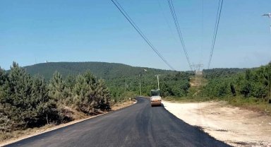 Derince'de köylere giden ulaşım ağı yenileniyor