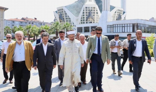 Diyanet İşleri Başkanı Erbaş Akçakoca'da