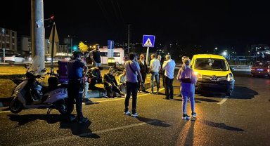 Düzce'de motosiklet kazası: 1 yaralı
