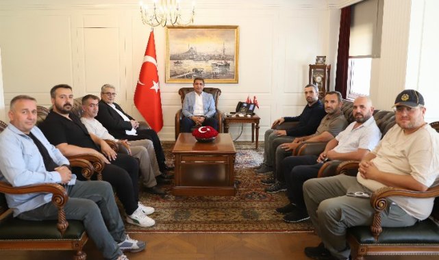 Düzceli gazetecilerden Vali Aslan'a ziyaret