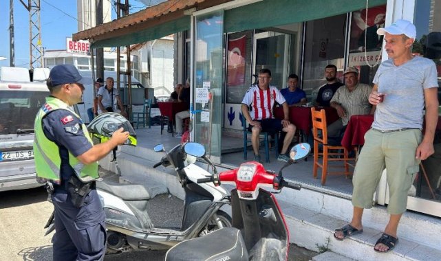 Edirne Jandarması'ndan motosiklet sürücülerine uyarı!