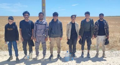 Edirne'de 7 Suriyeli yakalandı