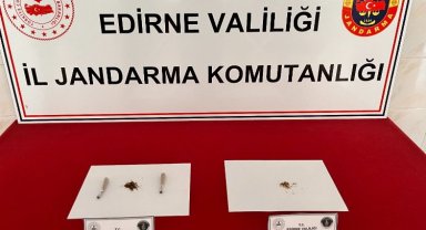 Enez'de uyuşturucu ele geçirildi