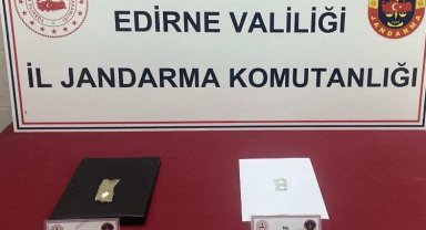 Enez'de uyuşturucu ele geçirildi