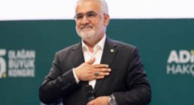 HÜDA PAR Genel Başkanı yeniden Yapıcıoğlu oldu