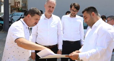 İnegöl'de atıl alanlar yıkılarak yeni ulaşım ağı oluşturuluyor