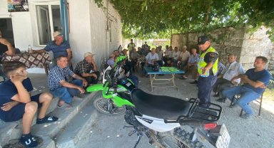 Jandarma Keşan'da trafik bilinci oluşturuyor