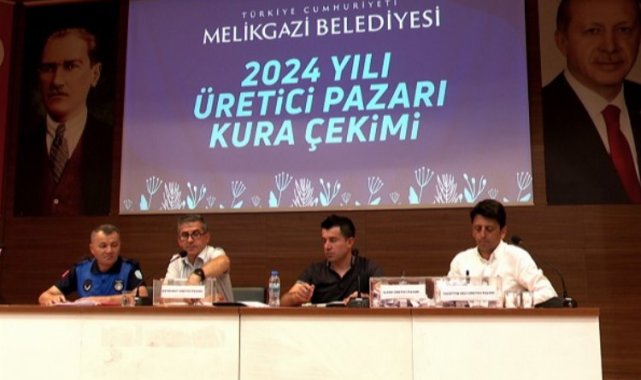 Kayseri Melikgazi Belediyesi Köy Pazarı'nda kuralar çekildi
