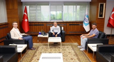 Kayseri Tabip Odası'ndan meslektaş başkana ziyaret