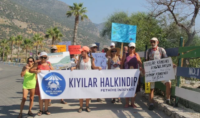 Kıyılar Halkındır İnisiyatifi Ölüdeniz'den seslendi