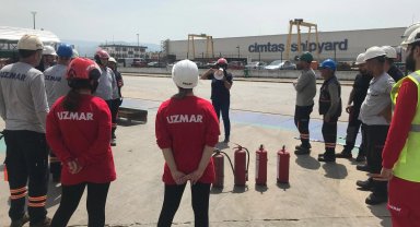 Kocaeli Büyükşehir İtfaiyesi eğitimde hız kesmiyor