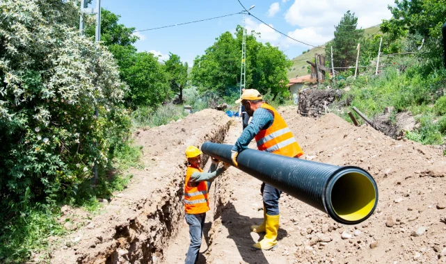 Kuluncak Çörmü'ye kanalizasyon hattı