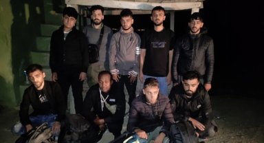 Küplü'de 9 düzensiz göçmen yakalandı!