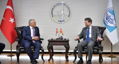 Kuzey Makedonya Cumhuriyeti Ankara Büyükelçisi Manasijevski'den Başkan Büyükkılıç'a ziyaret