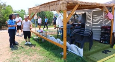 Lara sahilinde kamusal alanları işgal eden karavanlar tahliye edildi