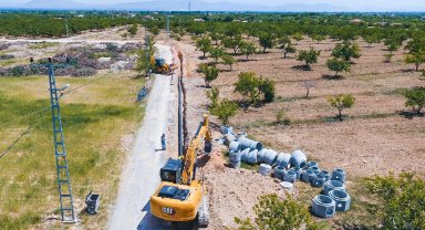 Malatya Tepeköy'e 8 bin metrelik kanalizasyon hattı