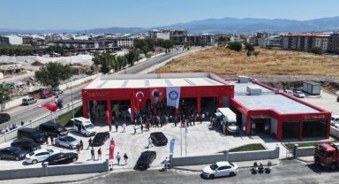 Manisa'da Akhisar İtfaiye Amirliği faaliyette