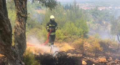 Manisa'da korkutan yangınlara Büyükşehir'den anında müdahale