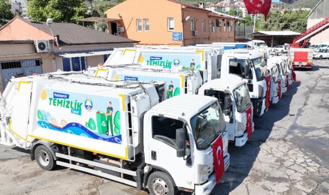 Mudanya'da temizlik filosu yeni araçlarla güçlendi