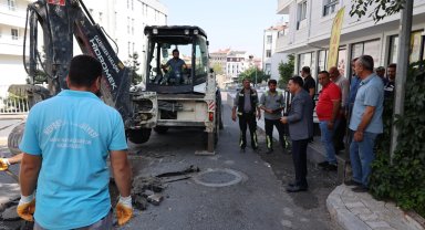 Nevşehir'de altyapı yenileme çalışmaları sürüyor