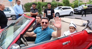 Nevşehir'de renkli sünnet konvoyu