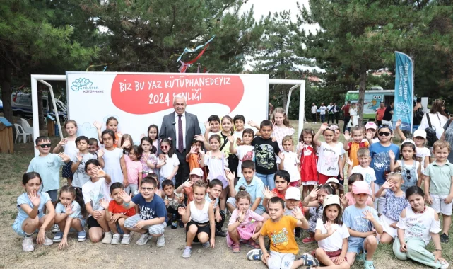Nilüfer'de 300 çocuk 'Biz Bu Yaz Kütüphanedeyiz' etkinliğinde buluştu