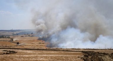 Paşayiğit-Lalacık arasındaki yangın korkuttu