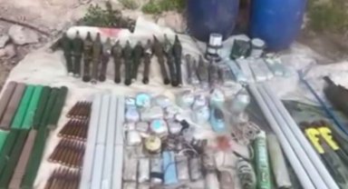 Pençe Kilit'teki sığınakta çok sayıda mühimmat ele geçirildi