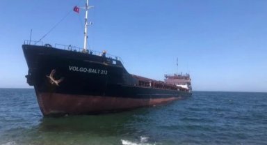 Rusya'dan Gemlik'e yüküyle geliyordu... Mudanya açıklarında karaya oturdu!