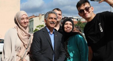 "Sesimi duyan var mı" projesi katılımcılarından Başkan Deviren'e ziyaret