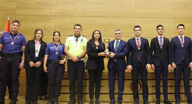 TBMM'de spor vakti... Dereceye girenler ödüllendirildi