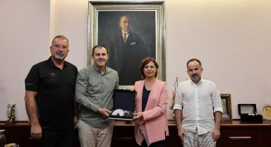 Türkiye Kano Federasyonu'ndan Başkan Ünlüce'ye ziyaret