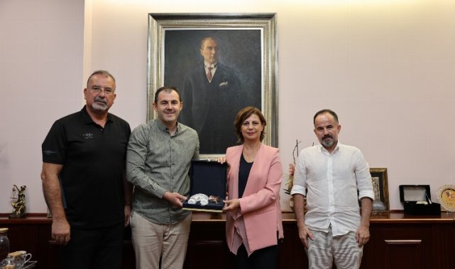Türkiye Kano Federasyonu'ndan Başkan Ünlüce'ye ziyaret