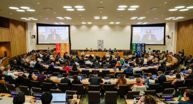 UCLG Başkanı Altay Bm Genel Merkezi'nde Filistinlilerin sesi oldu
