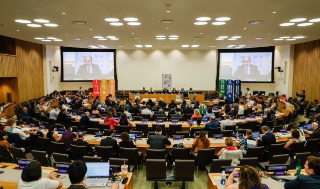 UCLG Başkanı Altay Bm Genel Merkezi'nde Filistinlilerin sesi oldu