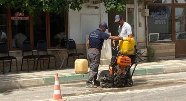 Yenişehir'de yol çalışmaları sürüyor