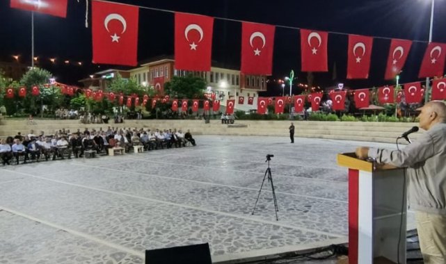 Yeşilli'de 15 Temmuz etkinliği düzenlendi