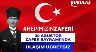 30 Ağustos Zafer Bayramı'nda ulaşım ücretsiz
