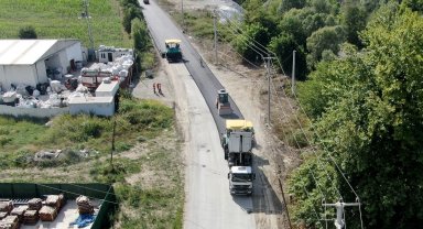 Akçay'a giden yol Sakarya Büyükşehir'le sil baştan