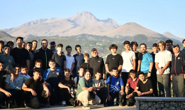 Ali Dağı'nda sabah sporu keyfi