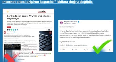 AYM'nin internet sitesi kapatıldı iddialarına yanıt