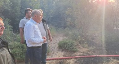 Babadere'de 3 noktada başlayan yangın yoğun mücadeleyle söndürüldü